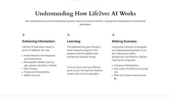 Life2Vec Tool Image 4