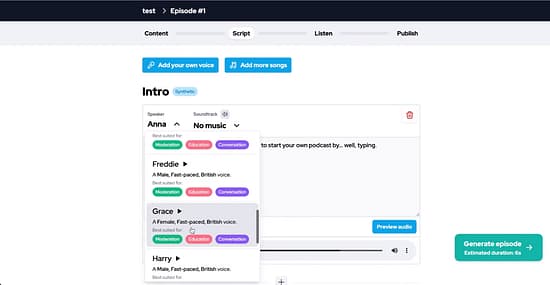 Wondercraft AI Tool Image 4