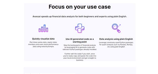 Avanz AI Tool Image 3