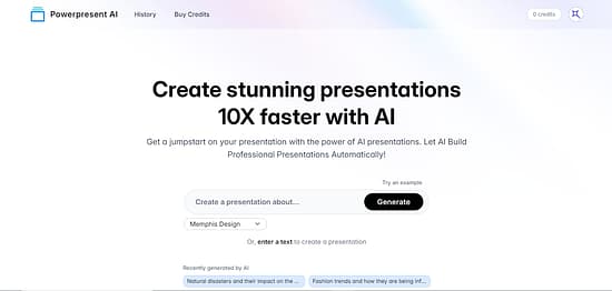PowerPresent AI Tool Image 1