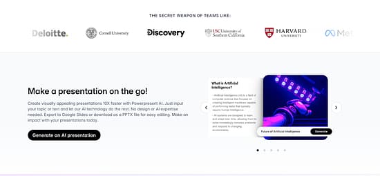 PowerPresent AI Tool Image 2