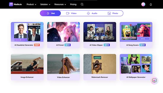 Media.io Tool Image 1