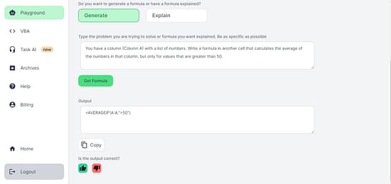 AI Excel Bot Tool Image 2
