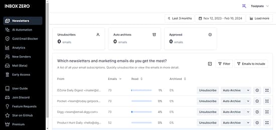 Inbox Zero Tool Image 1