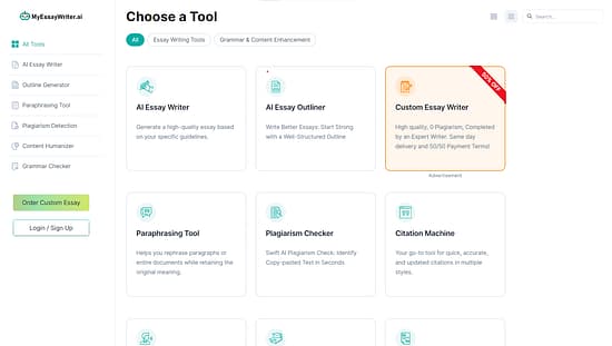 My Essay Writer Tool Image 1