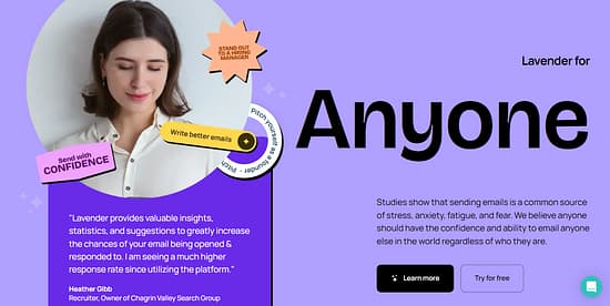 Lavender.ai Tool Image 7